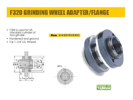 HHIP 2420-0320 F320 Grinding Wheel Adapter