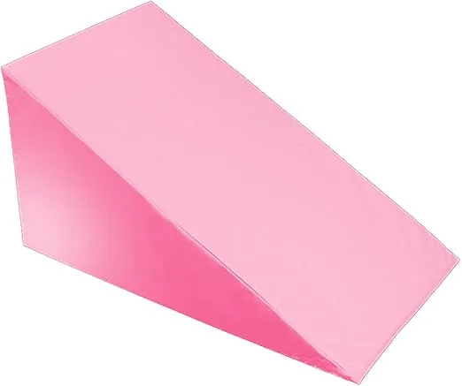24” X 24” X 12” - Bed Wedge Cover – Wedge Pillow Cover with Zipper - 100% Cotton Replacement Pillowcase for Bed Wedge - Universal Fit for Wedges Up to 27” Wide - 24” X 24” X 12” - Soft Pink