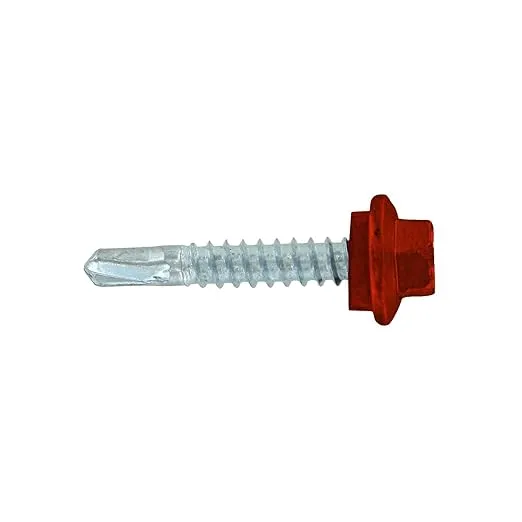 ST Fastening #12 x 1-1/4" Maxx Steelbinder Metal Roofing Screws Metal-to-Metal Rustic Red (Pack of 250)