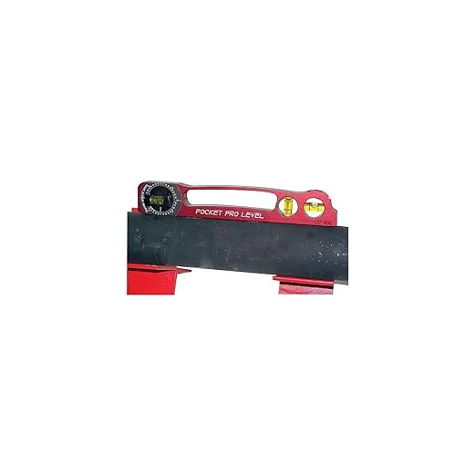 Flange Wizard PP-200 Pocket Pro Levels, 9", 3 Vials, RED