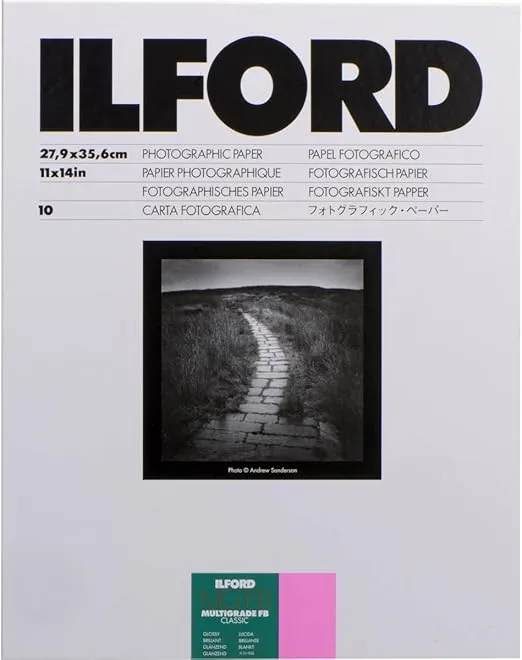 Ilford Multigrade FB Classic Gloss VC Paper (11 x 14 In., 10 Sheets)