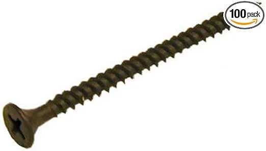 The Project Center 40902 fine Thread Drywall Screws, 1.25 inches, Black