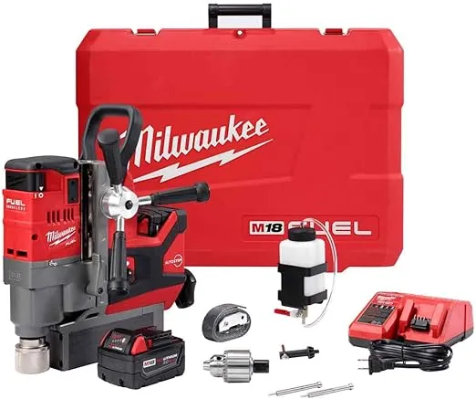 Milwaukee 2787-22 M18 Fuel 1-1/2" Magnetic Drill Kit