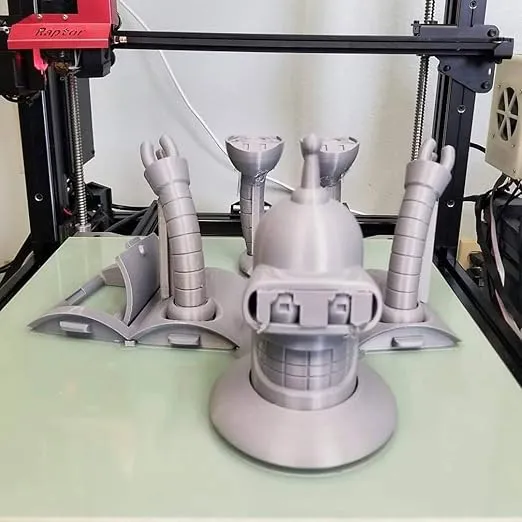 Silver PLA 3D Printer 1.75mm Filament - FilaCube 1.75 mm 1kg PLA 2 3D Printing Plastic Silver Filament [Made in USA] 1 kg/roll Metallic Pen polylactic Acid Plus pro pla+ pla++ plapro propla plaplus