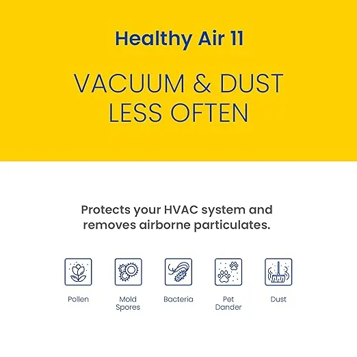 AprilAire 510 Replacement Filter for AprilAire Whole House Air Purifiers - MERV 11, Clean Air & Dust, 31x28x4 Air Filter (Pack of 2)