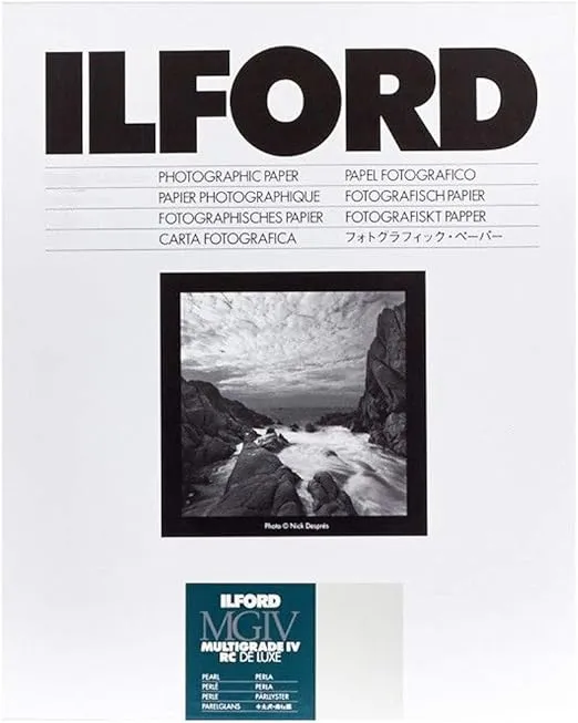 Ilford B&W Paper 8X10 Multigrade IV 100 Pack (Pearl)