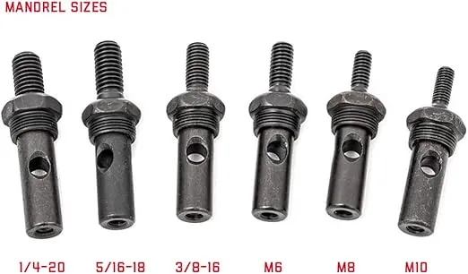 Rough Country 10-Piece Nutsert Tool Kit | Quick Change Mandrel Set - 10583