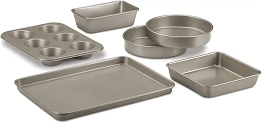 Cuisinart 6-Piece Classic Bakeware Set, Champagne