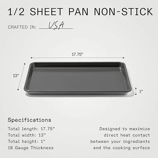 Made In Cookware - Sheet Pan (Non Stick) - Commercial Grade Aluminum Non Stick - Professional Bakeware - Crafted in USA