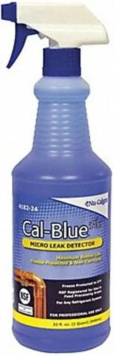 Nu-Calgon 4182-24 (1 qt. Spray Bottle) Cal-Blue Plus Micro Gas Leak Detector, Single Unit