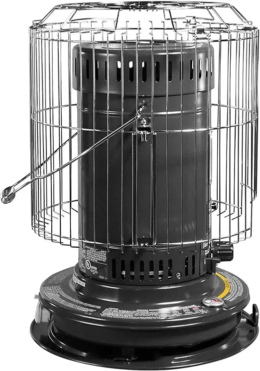 Sengoku Indoor & Outdoor Kerosene Heater, 23,500 BTU, Portable Use, Black