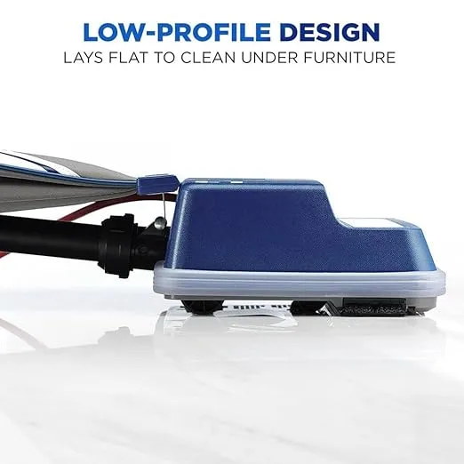 Oreck Commercial XL Upright Corded Vacuum Cleaner, Bagged Professional Commercial Pro Grade, for Carpet and Hard Floor, Powerful High-Speed Brush Roll, Large Cleaning Path, XL2100RHS, Gray/Blue