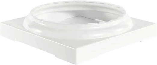 AFCO EA08RSANSATU Capital & Base, 8", Textured White Finish