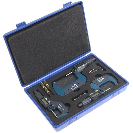iGaging Digital Micrometer w Data Output 0-3"/0.00005"/0.001mm