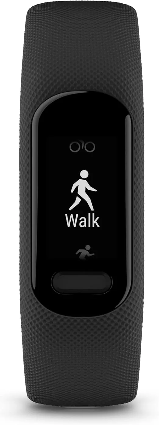 Garmin vívosmart® 5, Fitness Tracker, Long-Lasting Battery, Simple Design, Black