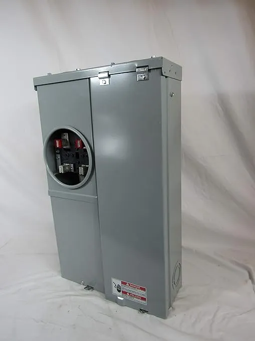 Eaton Mbe1224B100Bts Br Outdoor Main Breaker Meter and Panel House Combo, 100 Amp, 12 to 24 Circuits