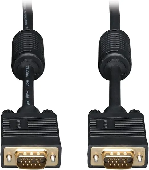 Tripp Lite VGA Coax Monitor Cable, High Resolution cable with RGB coax (HD15 M/M) 10-ft.(P502-010)