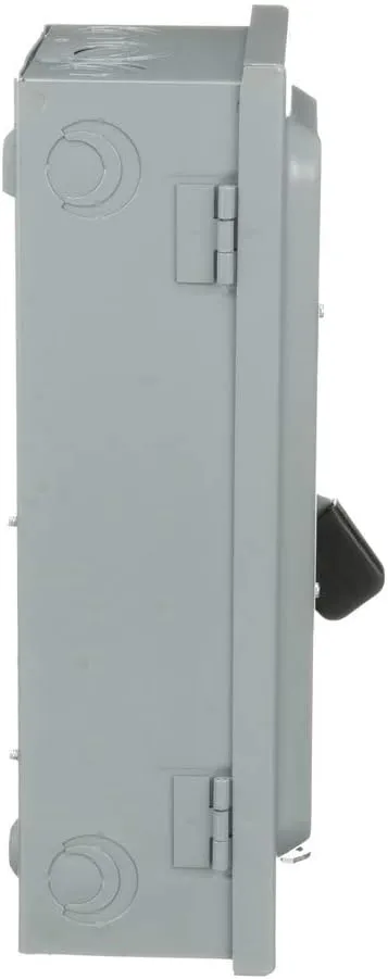 Square D - D322N 60-Amp 240-Volt Three-Pole Indoor General Duty Fusible Safety Switch with Neutral
