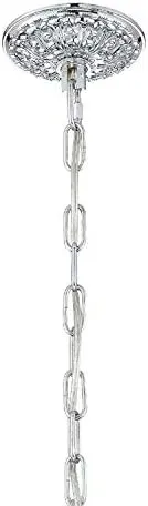 Maria Theresa 12 Light Clear Italian Crystal Polished Chrome Chandelier