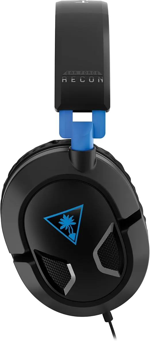 Turtle Beach Recon 50 Wired Gaming Headset - PS5, PS4, PlayStation, Xbox Series X|S, Xbox One, Nintendo Switch, Mobile & PC with 3.5mm - Removable Mic, 40mm Speakers, In-line Controls – Black