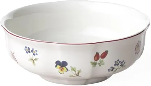 Villeroy & Boch Petite Fleur Cereal Bowl, Floral, 15cm/5.9in, White