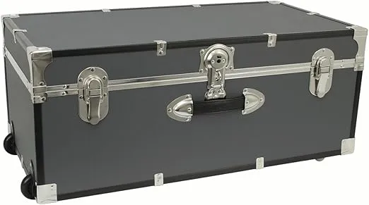 30 in. Seward Explorer Trunk with Wheels & Lock Gray