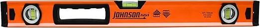 Johnson Level & Tool 1741-2400 Aluminum Box Level, 24", Orange, 1 Level