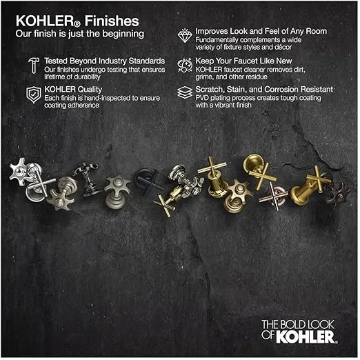 KOHLER Purist® Valve trim with lever handle for volume control valve, requires valve