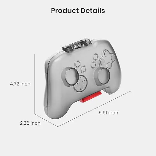 tomtoc Switch Pro Controller Case, Hard Shell Joystick Protector for Nintendo Switch OLED Pro Controller, Shock-proof, Anti-scratch, Water-resistant Switch Remote Accessory Protective Cover