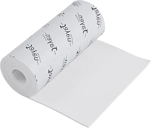 Non Slip Self Adhesive Silicone Cuttable Furniture Pads 4x40 inch - Anti-Sliding Anti-Scratch Rubber Floor Protectors for Any Furniture and Appliances White