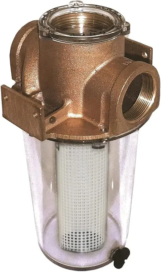 GROCO ARG-755 Series 3/4 Raw Water Strainer w/Non-Metallic Plastic Basket