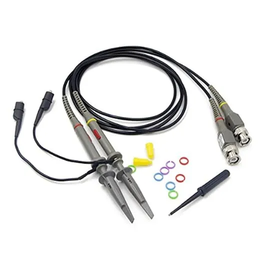 RioRand 2-Pack PP150 100 MHz Oscilloscope Clip Probes with Accessory Kit (2PCS) (B)