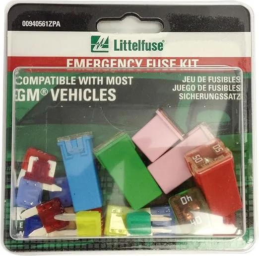Littelfuse 00940561ZPA OEM Emergency Fuse Kit for GM