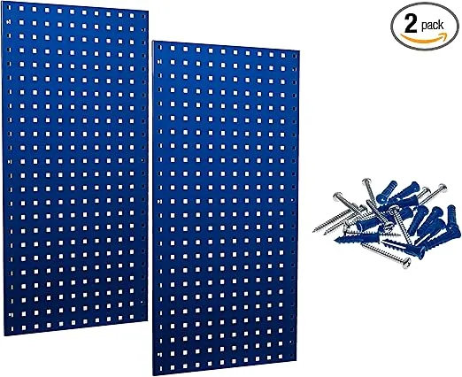 LOCBOARD LB18-B Locboard Pegboards,Two,18x36x9/16",Blue