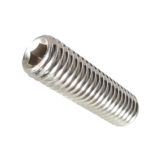 5/16-18 x 1-1/2" Socket Set Screws, Full Thread, Allen Socket Drive, Stainless Steel 18-8, Bright Finish, Cup Point, Quantity 25 Pieces by Fastenere