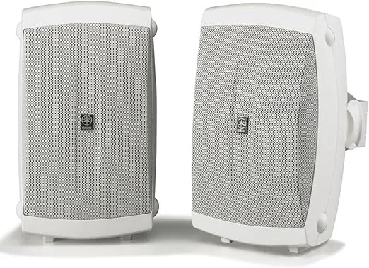 Yamaha Audio NS-AW150W 2-Way Indoor/Outdoor Speakers (Pair, White)