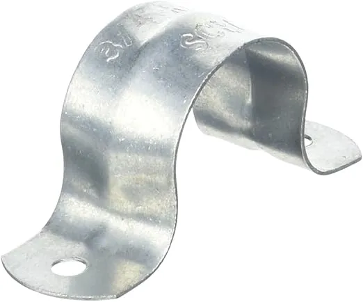 Sioux Chief 502-3PK2 10-Count 3/4-Inch IPS 2-Hole Tube Strap, Galvanized Steel, 0.75", No Color