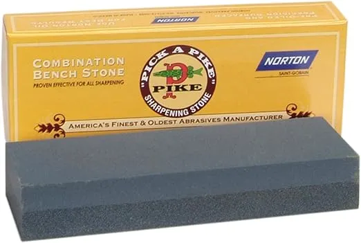 Combination Grit Abrasive Sharpening Benchstones - jb6 6"x2"x1 crystoloncombination