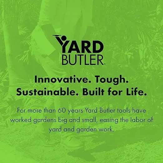 Yard Butler Bulb & Garden Planter - Long Handled Manual Planting Tool for Digging Holes to Plant Tulips, Iris, Daffodils, and Spring Flower Bulbs - IBPL-6