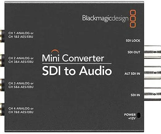 Blackmagic Design SDI to Audio Mini Converter CONVMCSAUD