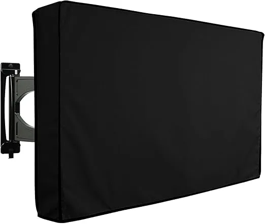 KHOMO GEAR Outdoor TV Cover - Panther Series - Universal Weatherproof Protector for 55-58 Inch TV - Fits Most Mounts & Brackets