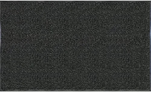 Tough Rib Floor Mat, 3ft. x 5ft., Charcoal