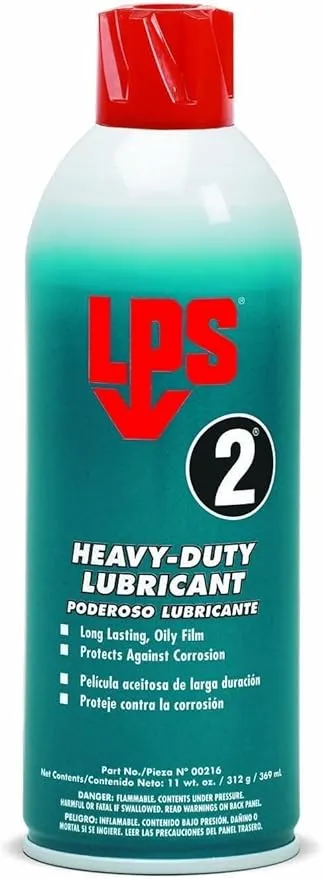 12 Pack LPS Labs 00216 LPS 2 Heavy-Duty Lubricant - 11 oz Aerosol