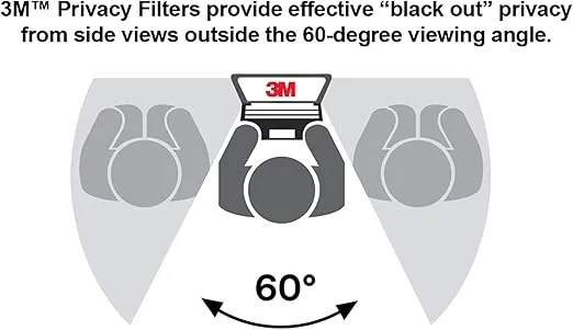 3M Privacy Filter Black, Matte, Glossy