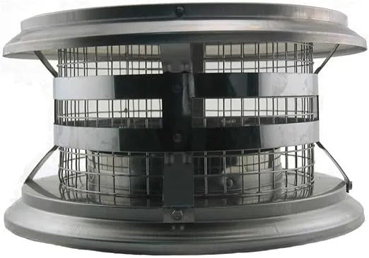 DuraVent EW-6DTVC 6" DuraTech Rain Cap - Stainless Steel