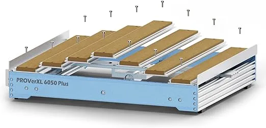 Genmitsu CNC Machine PROVerXL 6050 Plus for Metal Wood Acrylic MDF Carving, GRBL Control, 3 Axis Milling CNC Router Machine, Hybrid Table, Working Area 600 x 500 x 115mm (23.62" x 19.69" x 4.53")