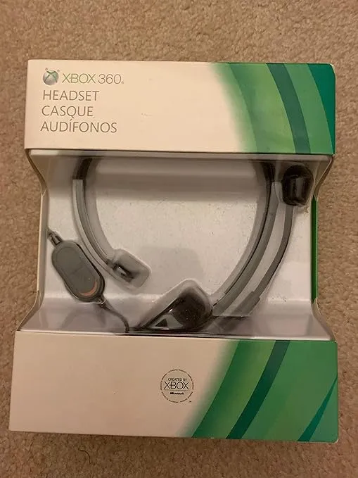 Microsoft Xbox 360 P5F-00001 Headset - In-Line Volume Control, Boom Microphone