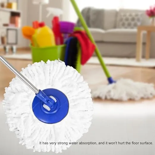 Mop Heads - Pack of 6 Mop Head Replacement, Microfiber Mop Head for Floor Cleaning, 6.5" Heavy Duty Durable & Easy to Install Mop Heads Replacements for Home & Commercial Use