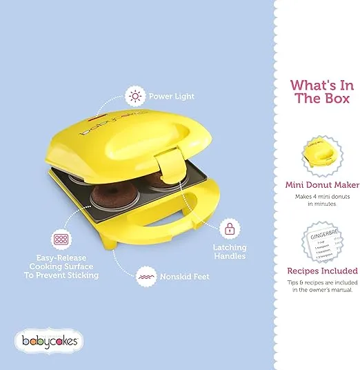 Babycakes Donut Maker, Mini