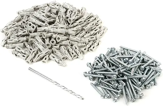 Primacoustic Cobra Triple Grip Wall Anchor Kit - 100 Pcs